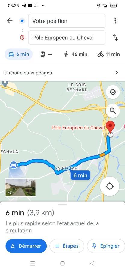 Gite Independant Avec Grand Parking Exterieur Sarge Les Le Mans Exterior photo